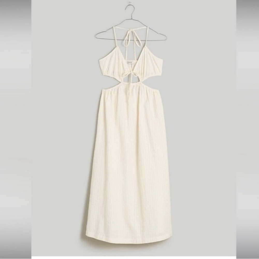 Madewell keyhole midi dress